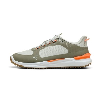 Puma Ignite Foam Elevate X Men s Golf Shoes Gray/Moss/Orange - Size 10.5