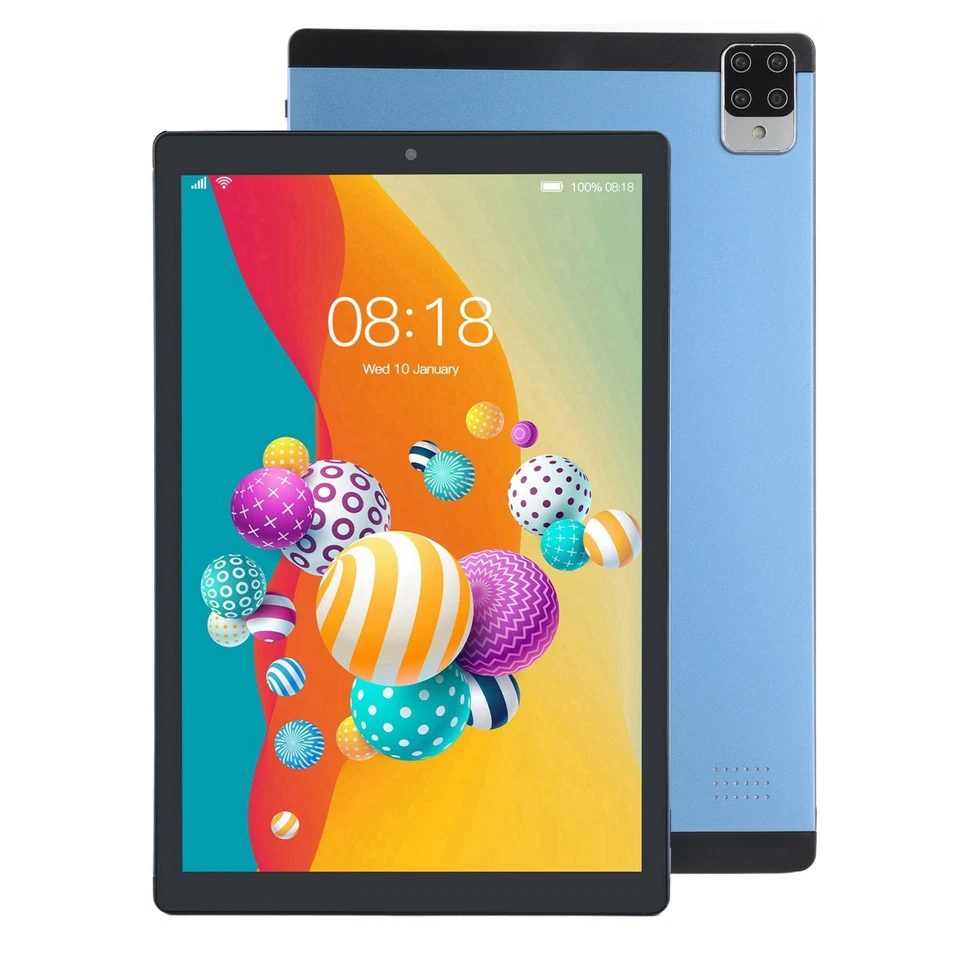 128GB Tablet 10.1 Inch Blue 6GB 128GB 10 Core CPU 8800mAh Dual Band 5G WiFi Type - Image 3 of 4