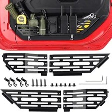Upgrade Metal Front Door Storage Pocket Molle Panels Compatible with Wrangler JL