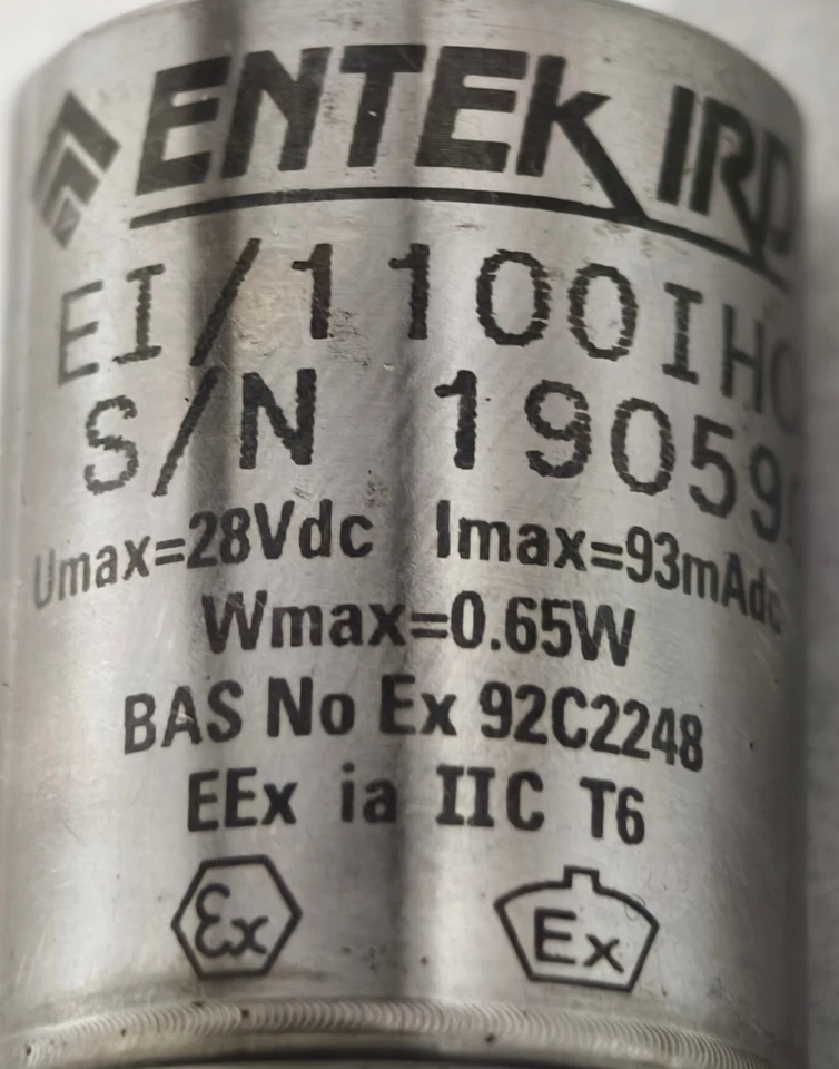 Entek IRD EI / 1100IHCQ Accelerometer Sensor Industrial Automation Marine - Image 3 of 4