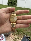 Vintage Seiko Men's Analog Wristwatch Gold