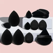 12pcs Makeup Puff Set – Small, Medium & Large Powder Puffs for Women’s Beauty to