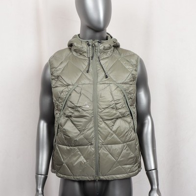 ROA HOODED DOWN VEST GREEN