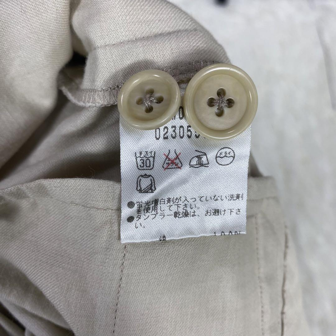 美品 MARGARET HOWELL ガウチョパンツ 2 ベージュ MARGARET HOWELL マーガレットハウエル HOWELL*コットン2タック