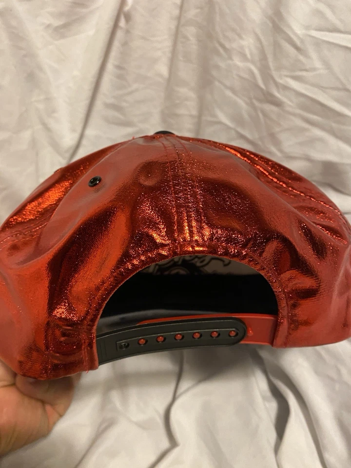 New Zephyr San Diego State Aztecs Snapback Hat Platinum Red One Size Adjustable - Image 2 of 4