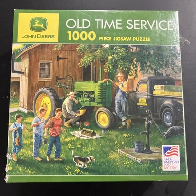 John Deere Puzzle Old Time Service 1000 Piece Jigsaw 19 1/4'' X 26 5/8 #8623 New