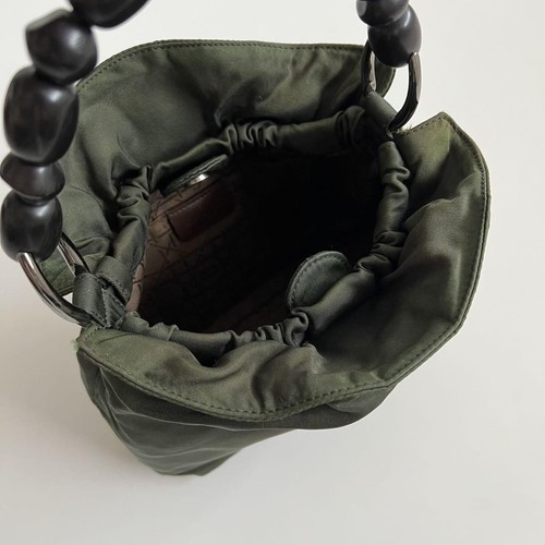 Christian Dior MARIS PEAR NYLON HAND BAG - Picture 8 of 17
