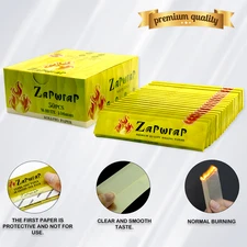 50pcs Rolling Paper Pack I King Size I Natural Unbleached I Slow-burning 108mm