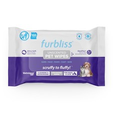 Furbliss Hygienic Pet Wipes for Dogs  Cats, Cleansing Grooming  Deodorizing...