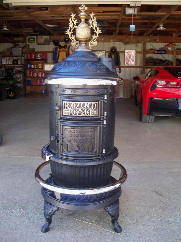 round oak stove #18 1895