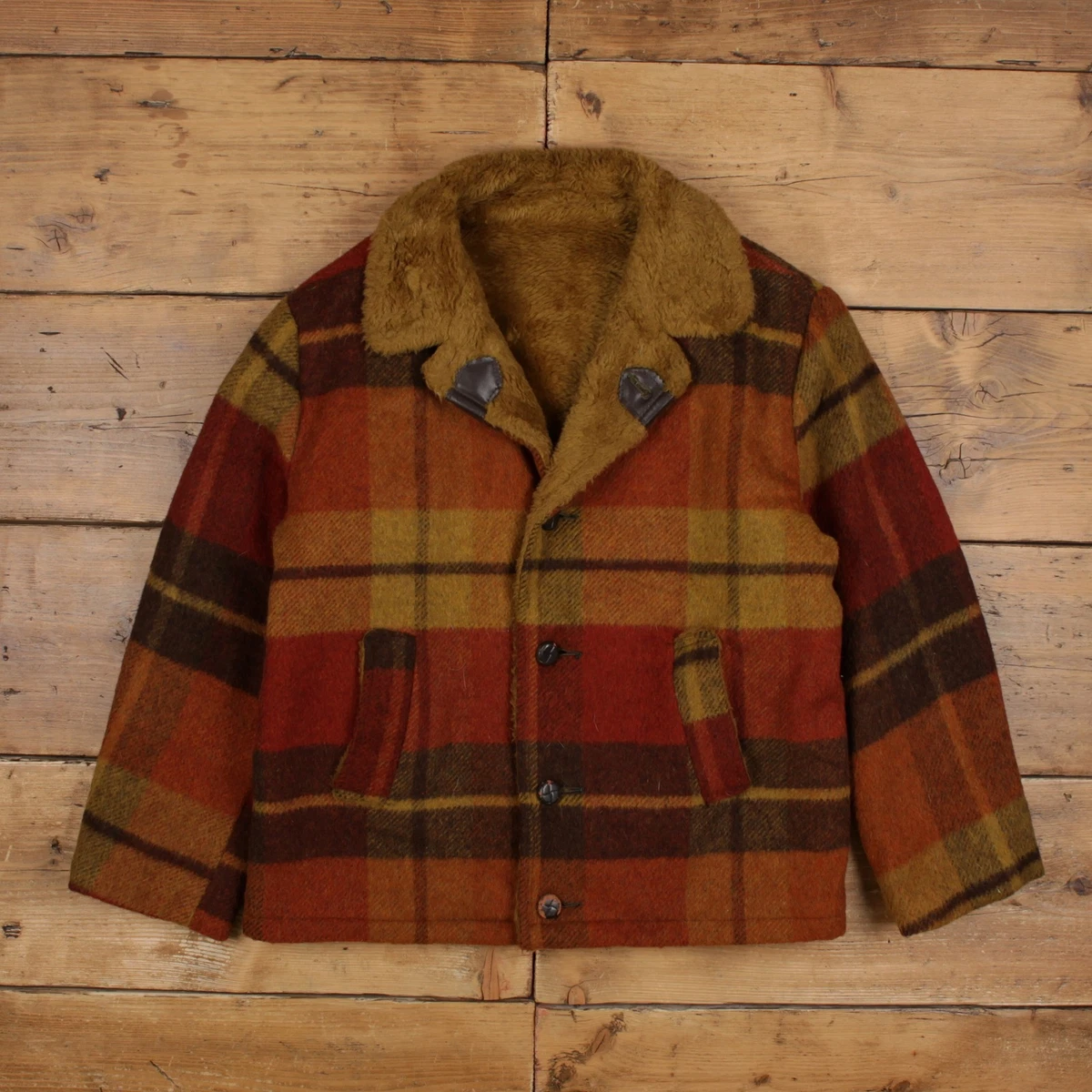 vintage wool jacket products for sale | eBay