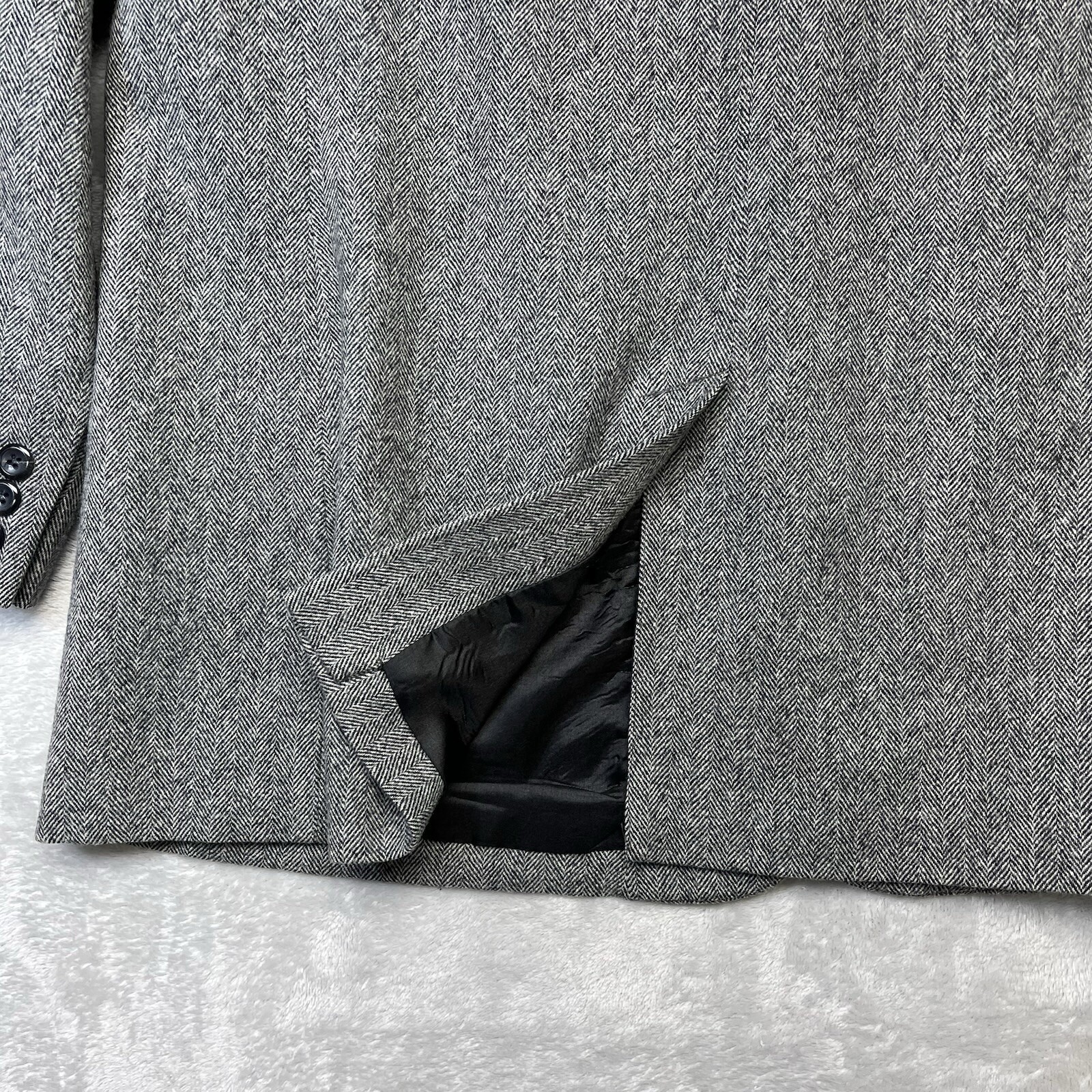 Pendleton Wool Blazer Jacket Plus 16W Gray Herrin… - image 11