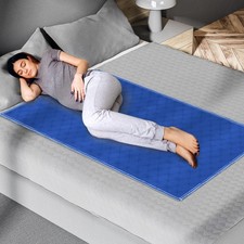Epica Bed Pads Washable Waterproof, 300 Washes, 34" x 52", Dark Navy Soft q...