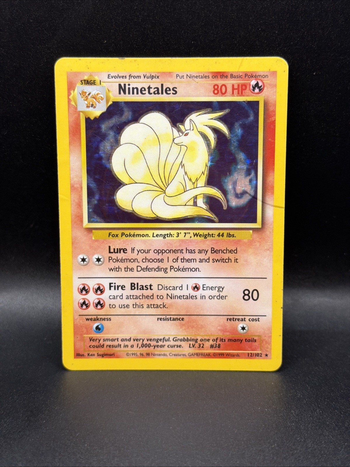 Ninetales 12/102 - Base Set - Pokemon Card