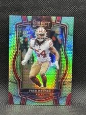 Panini Select 2022 Fred Warner Dragon Scale Prizm #215 Club Level Bookend /89