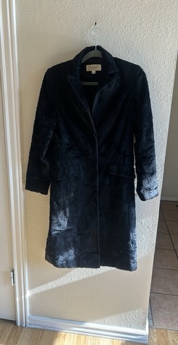 Vintage Afghan Coat By Next, 1990’s Black Faux Fur Coat Mobwife Medium