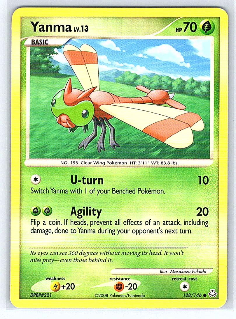 Yanma 128/146 Legends Awakened MP Pokemon Card