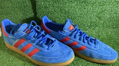 Size 10.5 - Adidas Handball Spezial Bright Blue Vivid Red
