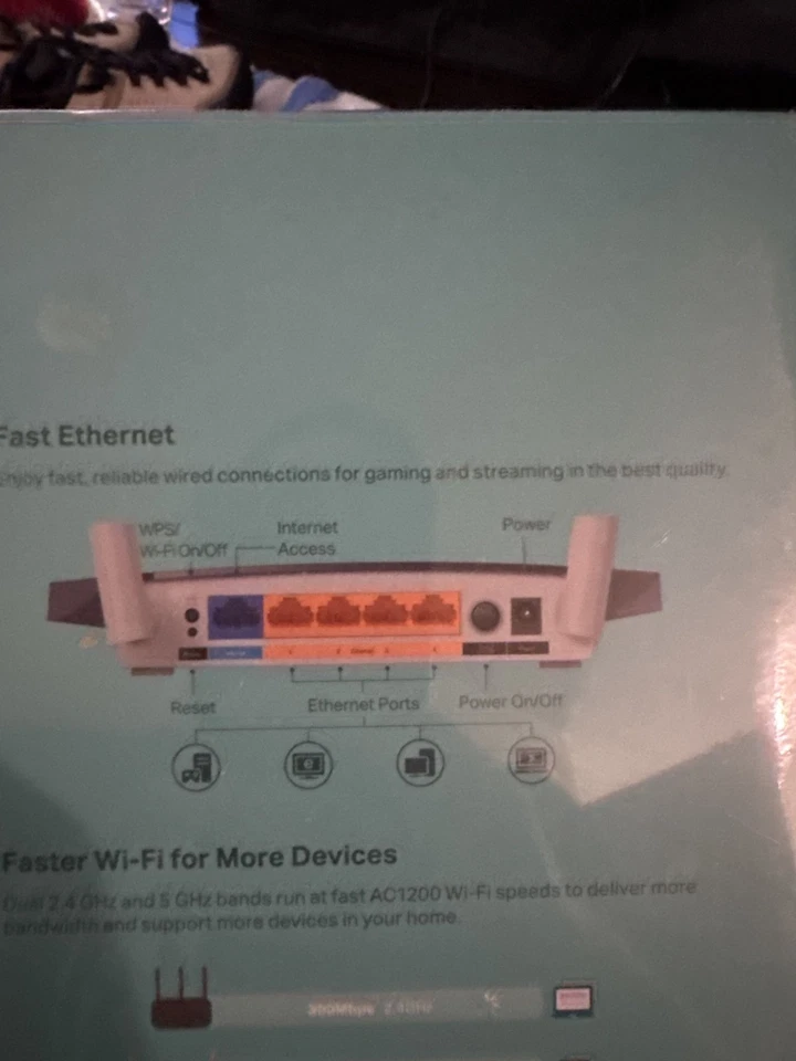 TP-LINK Archer A5 AC1200 WiFi Router NIB Sealed - Image 3 of 4