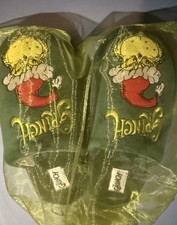 Disney The Grinch Mule Slippers Gift Bag new with tag Primark Women Size S 5/6