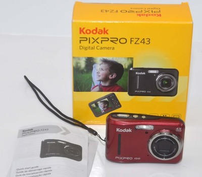 Kodak PIXPRO FZ43 16MP Digital Camera - Red w/ 8gb SD Card