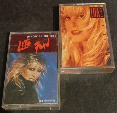 Lita Ford Dancin' On The Edge & Stiletto Set Of Two Cassettes