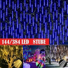 288 LEDs Meteor Shower Rain String Light Garden Party Outdoor Waterproof Decor