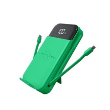 15000mAh Power Bank with PD 20W, Built-in Cables  Wireless Charging for iPhone