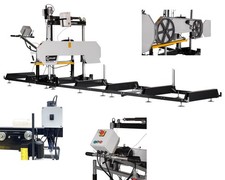 LUMAG BSW76E PRO Elektro Blockbandsägewerk 5,5 kW Kleinsägewerk Blockbandsäge