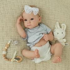 WOOROY Poupées Bébé Reborn Réalistes - 20 Pouces Réaliste Nouveau-né Bébé Fille avec Complet