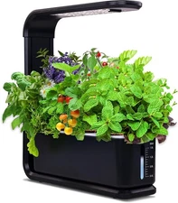 Hydroponic Growing System, 12-Pod Indoor Garden with LED Grow Light & Height-...