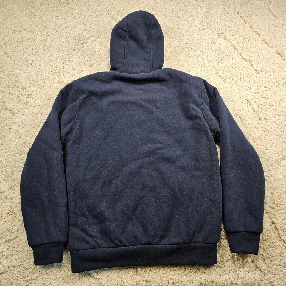 US Polo Assn. Chaqueta Sherpa Forrada Sudadera con Capucha Cremallera Completa Bolsillos de Invierno Mediana *LEER Foto 3 de 4