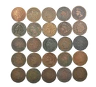 Lot 25 1800's 1880 1881 1886-1889 Indian Head Cent Coin Collection 1/2 Roll *664