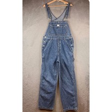 Vintage Calvin Klein Jeans Denim Bib Overalls Blue Relaxed Fit Workwear Size M