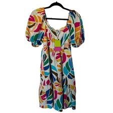 Tabitha Brown for Target Women's Puff Sleeve Mini Dress - Size Medium - NWT