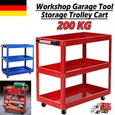 3 Etagen Werkstattwagen Werkzeugwagen Rollwag...