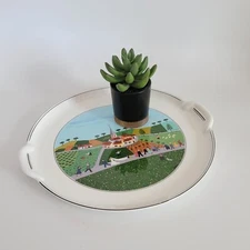 Villeroy & Boch Naif wedding cake platter round plate vintage wedding day design