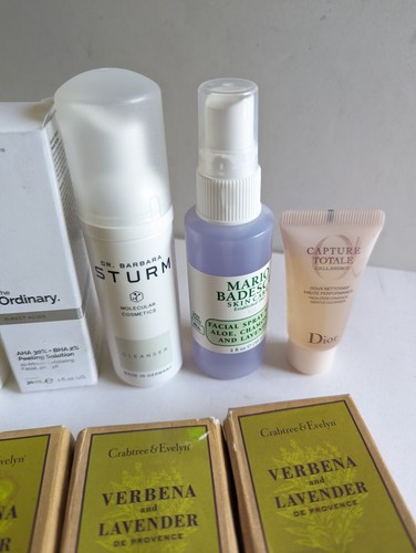 DIOR Vasanti The ORINARY Mario Badescu SK-II STURM Crabtree Evelyn LOTTO BUNDLE 10 - Foto 4 di 16