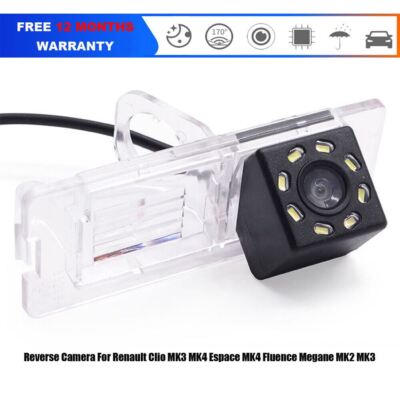 8LED 170° HD CCD Auto Rückfahrkamera Einparkhilfen für Dacia Duster MK1 Lodgy