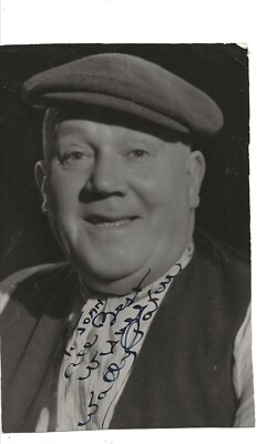 Wally PATCH - ''The Magic Cupboard'' etc - Vintage English Comedy Actor - signed Pic