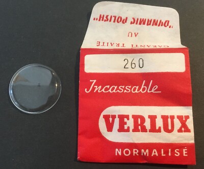 Verre De Montre Verlux Normalisé - Diamètre 23.6 Mm (236) - Acrylique Transparent - France