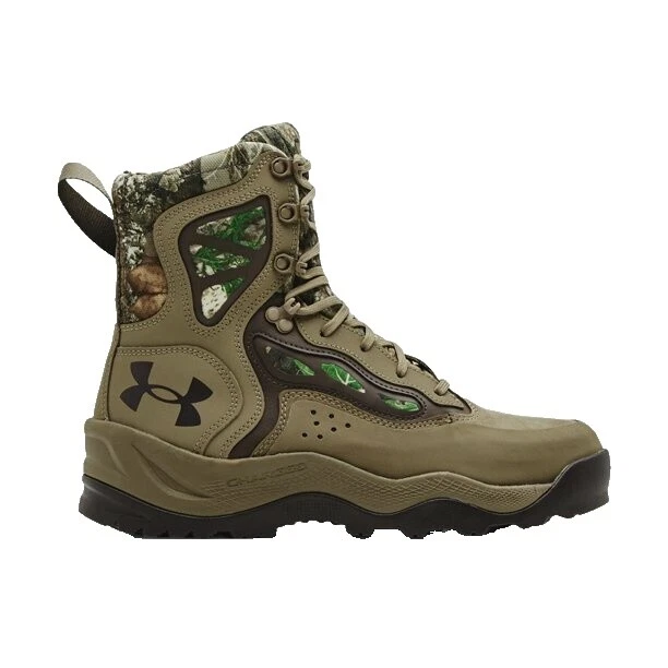 Botas de cuero superior Under Armour camuflaje para hombres