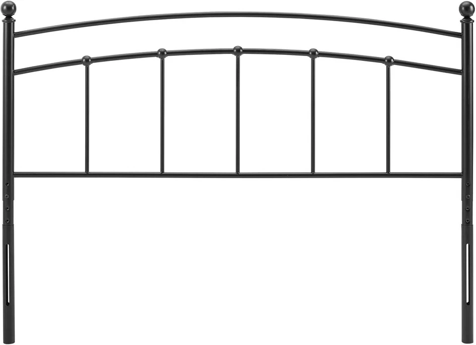 Abigail Twin Metal Headboard in Black - Image 3 of 4