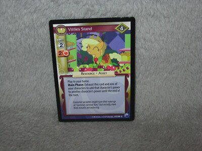 My Little Pony CCG Card Game  ~ Resource #154 Vittles Stand Asset 2A
