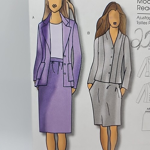 Butterick 5336 Connie Crawford Modern Fit Jacket Skirt Pattern Size XXL-6X Uncut - Picture 2 of 5