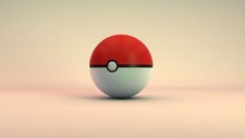 Pokemon cgi simple background red pokmon poke Pad Gaming Mat Desk