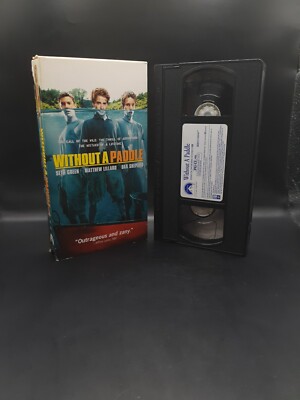 Without A Paddle VHS VCR Video Tape Used Seth Green 2005 Late Release 