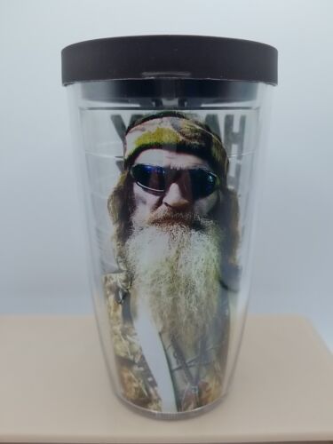 Tervis Tumbler Cup Phil Robertson Happy Happy Happy Duck Dynasty 16oz - Picture 1 of 6
