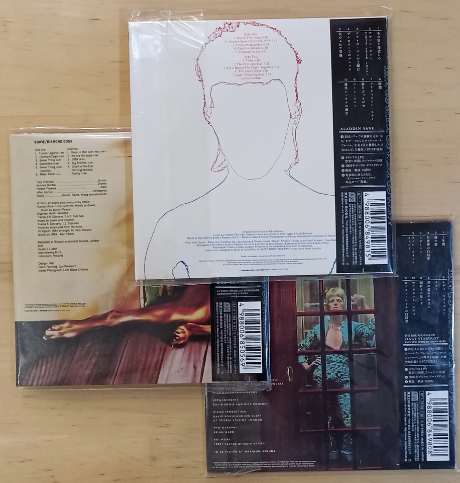 David Bowie –3xCD set mini LP JAPAN PROMO free shipping - Bild 2 von 3