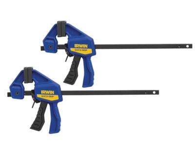 Irwin Quick-Grip T530062EL7 Micro Einhand-Stangenklemme 115 mm / 4,5'' Doppelpack